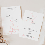 Invitación de boda Nature
