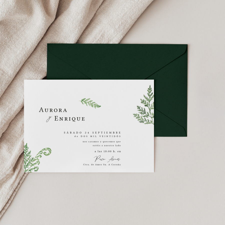 Invitación de boda Fento - Imagen 4