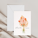 Tarjeta día de la madre - Ramo
