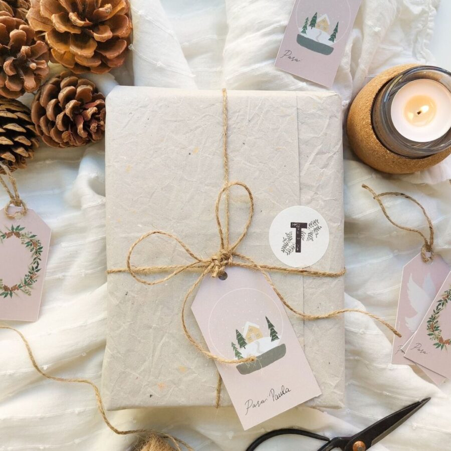 Pack 6 etiquetas para regalos de Navidad